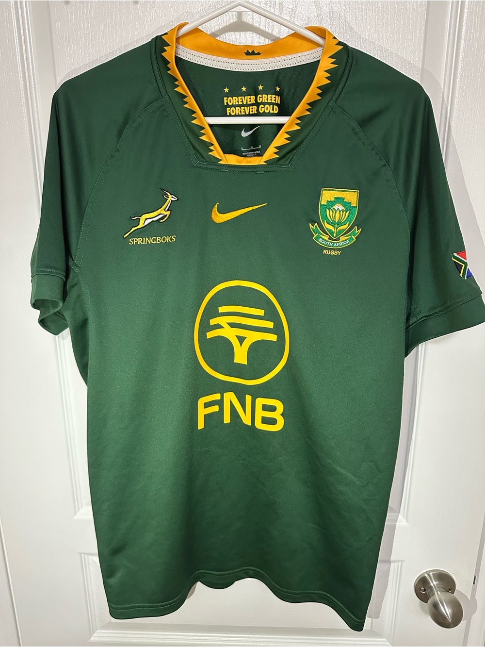 South Africa Springboks Nike Stadium Jersey 2025
